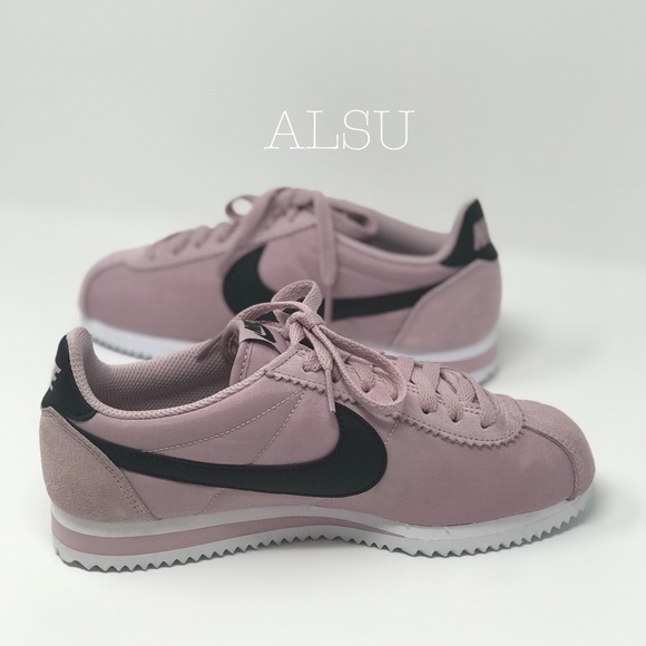 Nike Classic Cortez Nylon Plum Chalk W AUTHENTIC - Picture 5 of 8